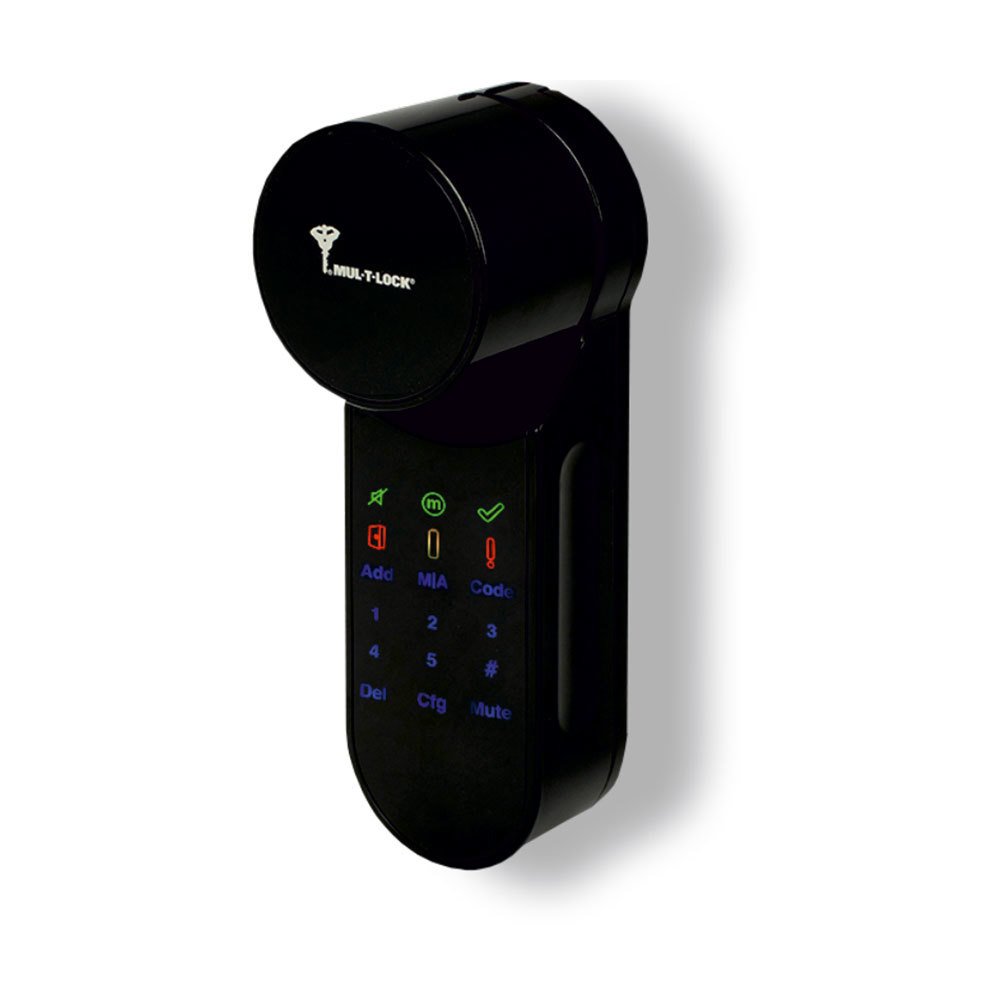 Mul-T-Lock ENTR Motorlu Silindir - Siyah - Algatec Geçiş Kontrol Sistemleri