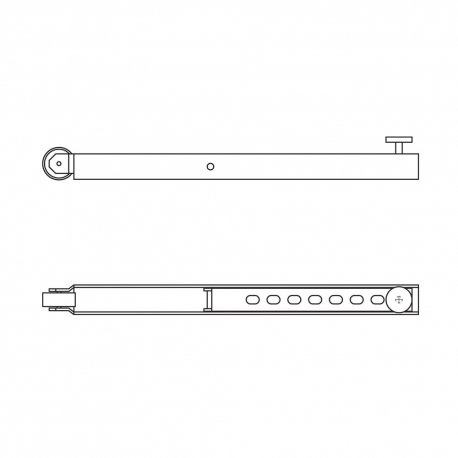 Assa Abloy DCA 101 Çift Kanatlı Kapılar İçin Carry Bar