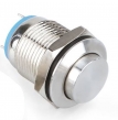 Swion 12mm Işıksız  Metal Buton 2P Çıkık